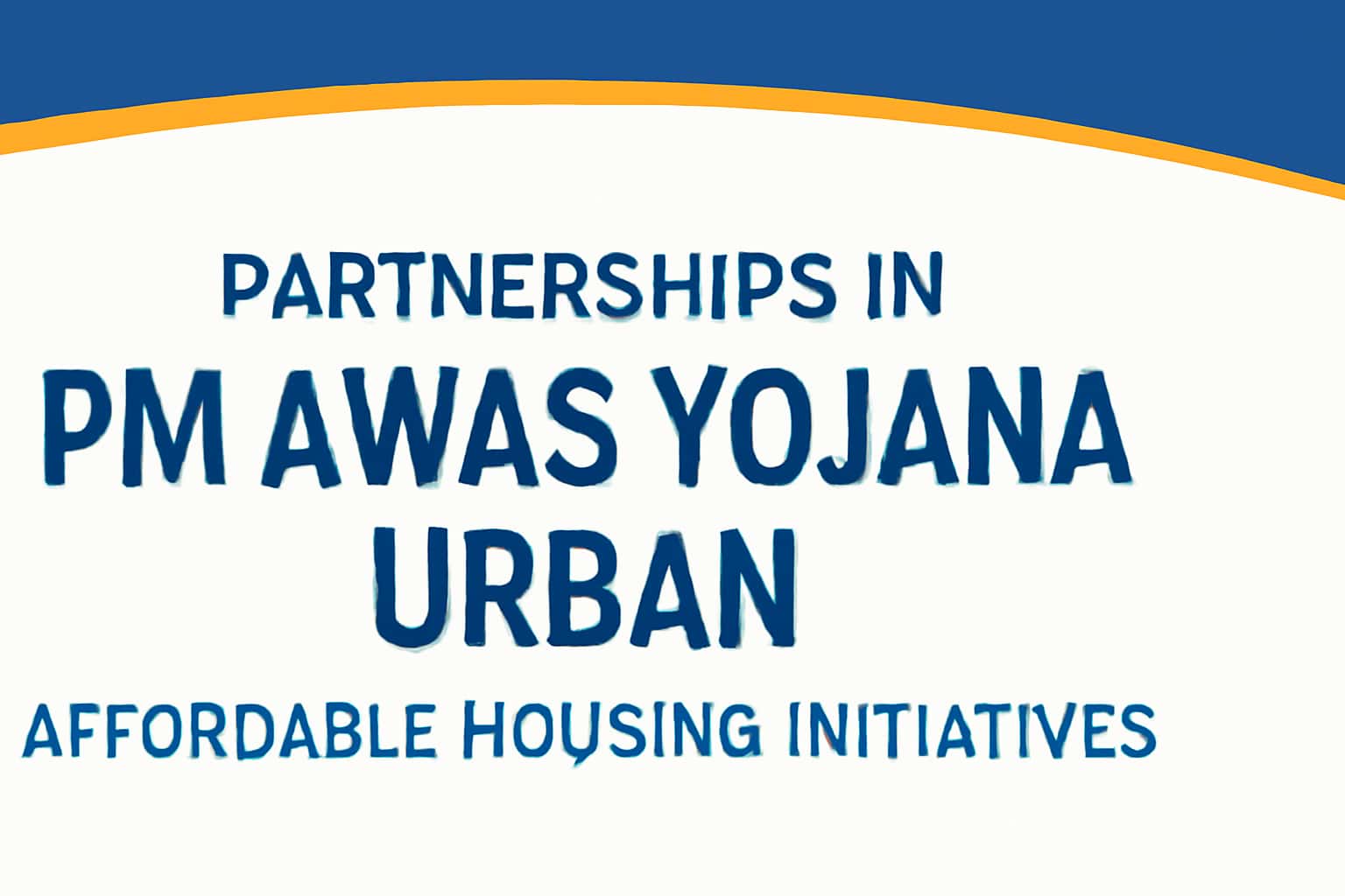 Partnerships in PM Awas Yojana Urban
